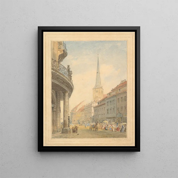 Eduard Gaertner - View of Berlin with the Ephraim Palais at Left.webp