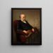 Le peintre Wilhelm Schadow - Eduard Julius Friedrich Bendemann — inramlat konstverk på väggen