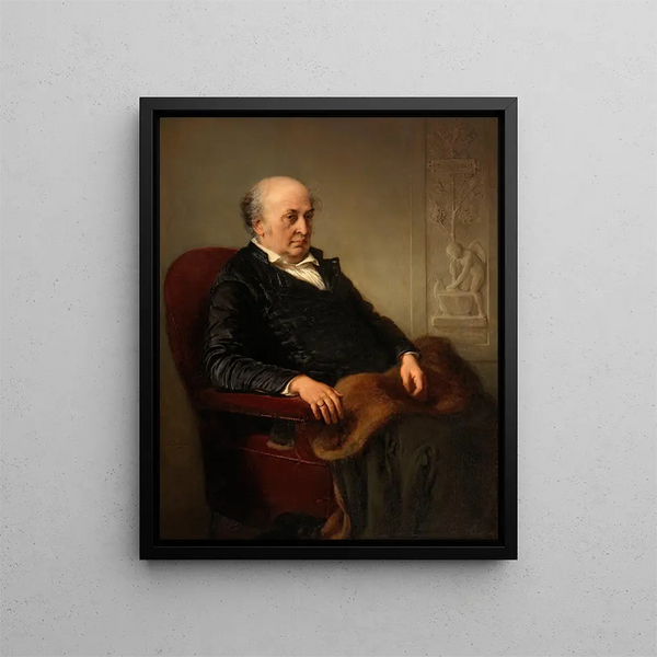 Eduard Julius Friedrich Bendemann - The Painter Wilhelm Schadow.webp