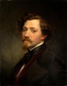 Portrait av konstnären Louis Coblitz - Eduard Magnus — vy av konstverket