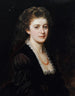 Portrait d'une dame - Eduard Ritter von Engerth — vy av konstverket
