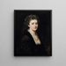 Portrait d'une dame - Eduard Ritter von Engerth — inramlat konstverk på väggen