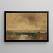 Vue du Chiemsee - Eduard Schleich l'Ancien — inramlat konstverk på väggen