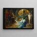 Fontaine de jouvence - Eduard Veith — inramlat konstverk på väggen