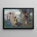 Le Jugement de Paris - Eduard Veith — inramlat konstverk på väggen