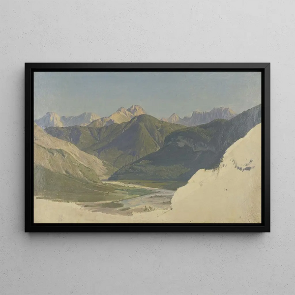 Eduard Wilhelm Pose - Isar valley near Mittenwald.webp