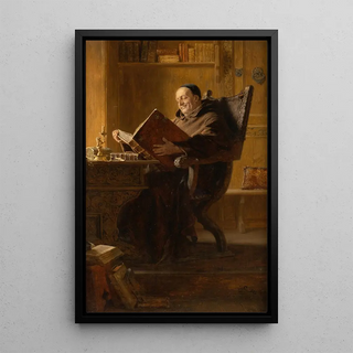 Eduard von Grtzner - Studying monk.webp