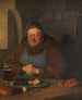 Middagsbord - Eduard von Grützner — vy av konstverket