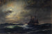 Cutter au large - Eduardo de Martino — vy av konstverket