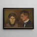 Aase och Harald Nørregaard - Edvard Munch — inramlat konstverk på väggen