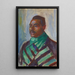 Reproduktion av målningen Afrikansk målning med grön scarf - Edvard Munch