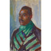 Reproduktion av målningen Afrikansk målning med grön scarf - Edvard Munch
