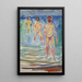 Reproduktion av målningen Hommes se baignant - Edvard Munch