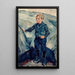 Pojke i blått - Edvard Munch — inramlat konstverk på väggen