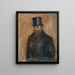 Julius Meier-Graefe - Edvard Munch — inramlat konstverk på väggen