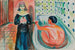 Marat i badet och Charlotte Corday - Edvard Munch — vy av konstverket