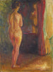 Nu framför spegeln - Edvard Munch — vy av konstverket