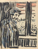 Figur stående - Edvard Munch — vy av konstverket