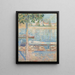 La Seine à Saint-Cloud - Edvard Munch — inramlat konstverk på väggen
