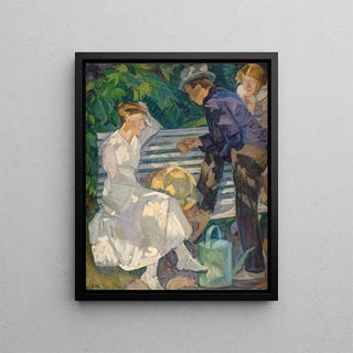 Edvard Weie - In the Vicars Garden Christians.webp