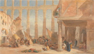 Edward Angelo Goodall - Aquaduct at Segovia Spain.webp