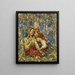 Le Bois des Jacinthes - Edward Atkinson Hornel — inramlat konstverk på väggen