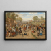 La Foire de campagne - Edward Benjamin Herberte — inramlat konstverk på väggen