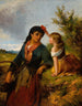 La fille aux fleurs - Edward Charles Barnes — vy av konstverket