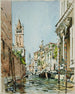 Rio di San Barnaba, Venedig - Edward Darley Boit — vy av konstverket