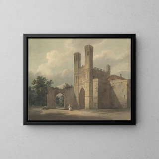 Entré du monastère de Saint-Augustin de Cantorbéry - Edward Dayes — inramlat konstverk på väggen