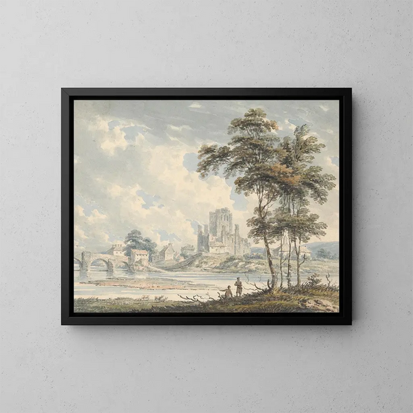 Abbaye de Kelso, Rosburghshire - Edward Dayes — inramlat konstverk på väggen