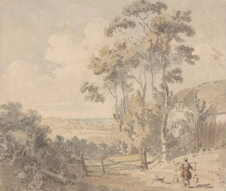 Edward Dayes - Milkmaid and Dog in a Landscape.webp