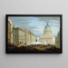 Prise du Panthéon vue de la rue Soufflot le 24 juin 1848, actuel 5e arrondissement - Edward Gay — inramlat konstverk på väggen
