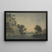 Roche de Quatford, floden Severn, Shropshire - Edward Goodwin — inramlat konstverk på väggen