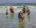 Baigneurs - Edward Henry Potthast — vy av konstverket