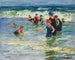 Strandscen - Edward Henry Potthast — vy av konstverket