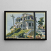 Maison Haskell - Edward Hopper — inramlat konstverk på väggen