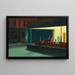 Nattfåglar - Edward Hopper — inramlat konstverk på väggen