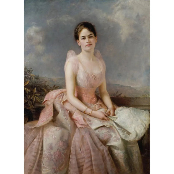 Juliette Gordon Low - Edward Hughes — inramlat konstverk på väggen