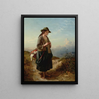 Edward John Cobbett - The Crofters Daughter.webp