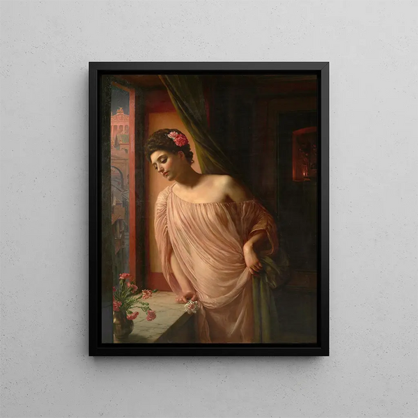 Astéri - Edward John Poynter — inramlat konstverk på väggen