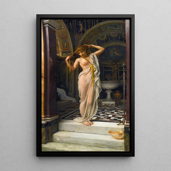 Diadumène - Edward John Poynter — inramlat konstverk på väggen