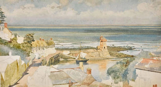 Edward John Poynter - Lynmouth Harbour Devon.webp