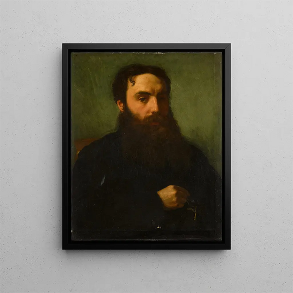 Portrait of Alfred Baldwin Esq. - Edward John Poynter — inramlat konstverk på väggen