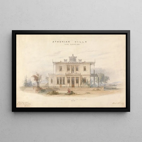 Edward Jones - Design for an Athenian Villa Side Elevation.webp