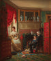 vid eldstaden - Edward Lamson Henry — vy av konstverket