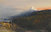 Vue du mont Athos et du monastère Pantokrator, Grèce - Edward Lear — vy av konstverket