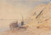 Abou Simbel 11h30 den 8 februari 1867 374 - Edward Lear — vy av konstverket
