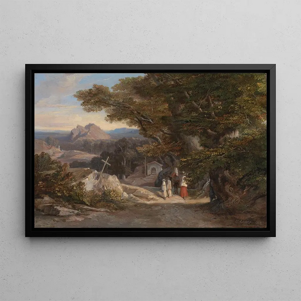 Edward Lear - Between Olavano LCivitella.webp