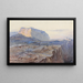 Castel San Niceto, Calabrien - Edward Lear — inramlat konstverk på väggen